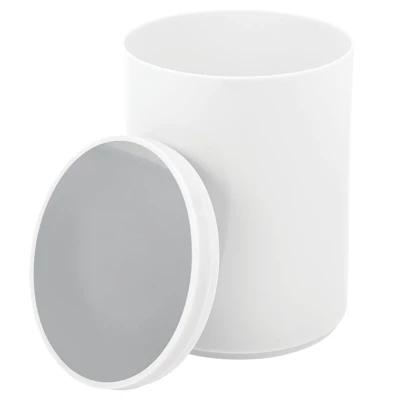 MDesign Round Swing Trash Can Garbage Bin 6 MDesign Round Swing Trash Can Garbage Bin - Image 4