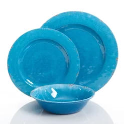 Gibson Studio California Mauna 12 Piece Assorted Crackle Decal Melamine Dinnerware Set 22 Gibson Studio California Mauna 12 Piece Assorted Crackle Decal Melamine Dinnerware Set -Northlight Store GUEST bed775b4 7689 40e9 a700 d39c67daf457