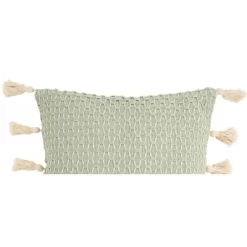 C&F Home Seaglass Textured Diamond Woven Throw Pillow