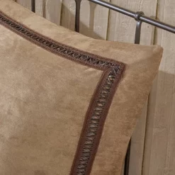 26x26" Woolrich Hadley Plaid Euro Sham Brown