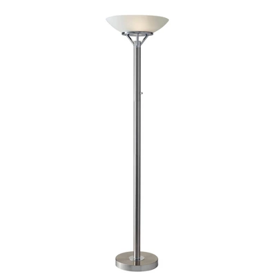 71.5" Expo Floor Lamp Silver - Adesso 4 71.5" Expo Floor Lamp Silver - Adesso - Image 2