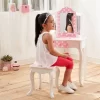 Polka Dot Fashion Prints Vanity Table & Stool Set Pink - Teamson Kids -Northlight Store GUEST c085ed1a 3ced 49ef 9514 3aad9d289255