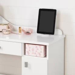 Tiara Makeup Desk Pure White - South Shore -Northlight Store GUEST c1981a5b 7efb 4c37 aff9 f26f2d39460e