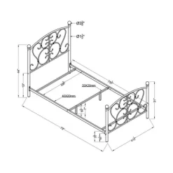 HOMES: Inside + Out Twin Allen Kids' Metal Bed - IoHOMES -Northlight Store GUEST c1a509e4 c099 4d4d 9c0c 09cc46e35f00