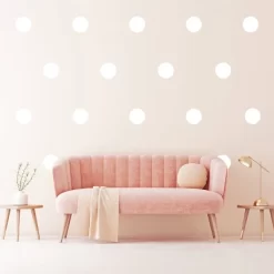 Polka Dots Wall Decor White - Decalcomania -Northlight Store GUEST c1ba1042 6108 498c aa39 69f0df0b9aa2