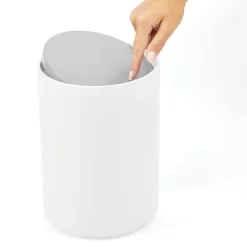 MDesign Round Swing Trash Can Garbage Bin 17 MDesign Round Swing Trash Can Garbage Bin -Northlight Store GUEST c1d547b2 ac7c 4eb2 980f 90bb6ac97f96