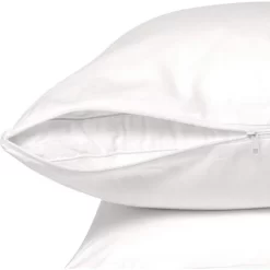 Better Bed Collection Zipped Poly/Cotton PIllow Protectors - 4 Pack White -Northlight Store GUEST c2c0dd07 cb70 4d6d 9faa 9d28576306cf