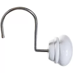 Creative Scents White 12 Shower Curtain Hooks -Northlight Store GUEST c2c1cf13 88f6 4c9c 8bb7 69405124658f