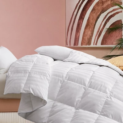 Peace Nest All-season 500 Thread Count Cotton White Goose Feather & Down Comforter Duvet Insert 5 Peace Nest All-season 500 Thread Count Cotton White Goose Feather & Down Comforter Duvet Insert - Image 3