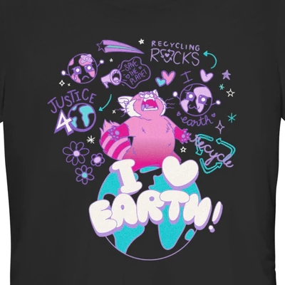 Junior's Turning Red Justice 4 Earth T-Shirt 3 Junior's Turning Red Justice 4 Earth T-Shirt