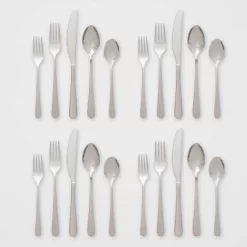 20pc Harrington Flatware Set Silver - Threshold™ 7 20pc Harrington Flatware Set Silver - Threshold™ -Northlight Store GUEST c415e3b7 a834 4e6d 9a1e ec219535a2d0