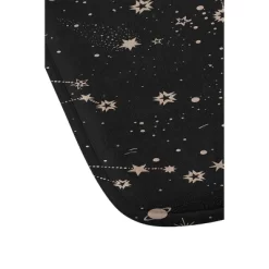 Iveta Abolina Starry Night Memory Foam Bath Mat Black - Deny Designs