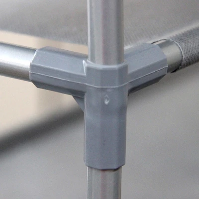 Home Basics 50 Pair Non-Woven Multi-Purpose Stackable Free-Standing Shoe Rack, Grey 6 Home Basics 50 Pair Non-Woven Multi-Purpose Stackable Free-Standing Shoe Rack, Grey - Image 4