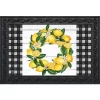 Lemon Wreath Summer Doormat Indoor Outdoor 30" X 18" Briarwood Lane -Northlight Store GUEST c614f120 dd9c 4173 9731 ba352467cdd3