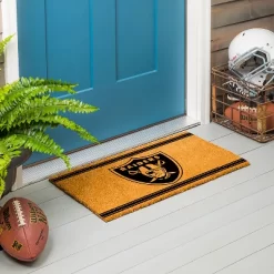 Evergreen Las Vegas Raiders Logo Turf Mat, Brown- 28 X 16 Inches Indoor Outdoor Doormat -Northlight Store GUEST c6164c17 fb55 430f be4c 80d2d7c4b9b7