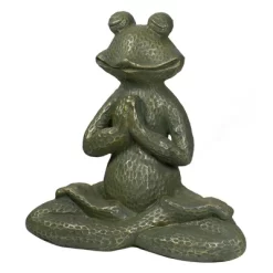Northlight 14" Gold Verdigris Yoga Frog Outdoor Garden Statue -Northlight Store GUEST c659921e 8027 4c33 ad50 6e52d74d54dc