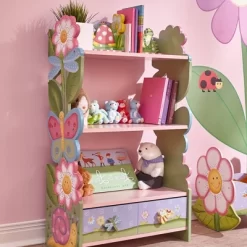 Magic Garden Floral Bookshelf - Fantasy Fields By Teamson Kids