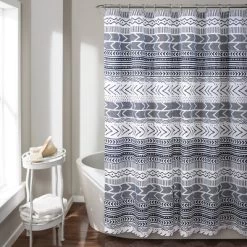 Hygge Geo Shower Curtain - Lush Décor -Northlight Store GUEST c7bb002f 9d18 4527 9978 05672505402e