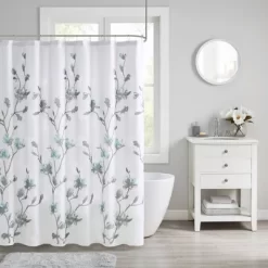 Anise Floral Printed Burnout Shower Curtain -Northlight Store GUEST c7de919b f27c 4c10 aedb fd41fee75992