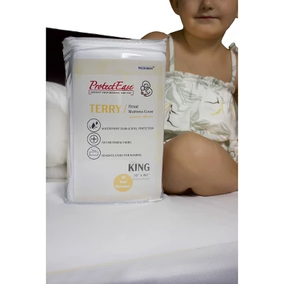 Terry Fitted Mattress Protector - ProtectEase 6 Terry Fitted Mattress Protector - ProtectEase - Image 4