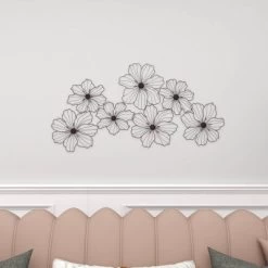 Metal Floral Wire Wall Decor Black - CosmoLiving By Cosmopolitan 24 Metal Floral Wire Wall Decor Black - CosmoLiving By Cosmopolitan -Northlight Store GUEST c874b6a5 02cc 4793 8fc2 e5115a8f9fc8
