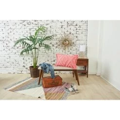 Carol & Frank Link Hibiscus Woven Throw Pillow -Northlight Store GUEST c8e87ea3 a3e4 4a00 b428 ca935429c12e