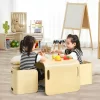 Costway 3 Piece Kids Wooden Table & Chair Set Children Multipurpose Homeschool Furniture -Northlight Store GUEST c9853385 95d6 4f0c a9ac 21bdf8a46c7e