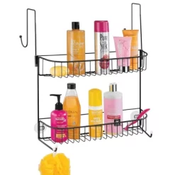 MDesign Metal Bathroom Over Door Hanging Shower Caddy, X-Wide 25 MDesign Metal Bathroom Over Door Hanging Shower Caddy, X-Wide -Northlight Store GUEST c9ac5118 0447 47d6 88a5 42c9393bde7f