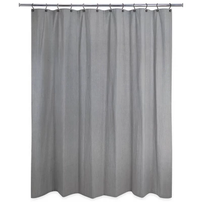 Washed Cotton Shower Curtain - Allure Home Creation 9 Washed Cotton Shower Curtain - Allure Home Creation - Image 7