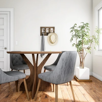 Wall Picture Collage With 3 Hanging Hooks- Wall Mounted Photo Frame Decor With Rustic Wood Look, Holds 4x6 Pictures By Hastings Home 9 Wall Picture Collage With 3 Hanging Hooks- Wall Mounted Photo Frame Decor With Rustic Wood Look, Holds 4x6 Pictures By Hastings Home - Image 7