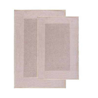 Solid Plush Washable Highly-Absorbent Non-Slip Latex Backing 2 Piece Bath Rug Set By Blue Nile Mills 10 Solid Plush Washable Highly-Absorbent Non-Slip Latex Backing 2 Piece Bath Rug Set By Blue Nile Mills - Image 8