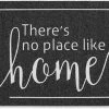 J&V TEXTILES "No Place Like Home" Outdoor Rubber Doormat 18" X 30" -Northlight Store GUEST cdfdd529 9f4f 4294 ae87 1949722dc767
