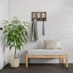 Wall Picture Collage With 3 Hanging Hooks- Wall Mounted Photo Frame Decor With Rustic Wood Look, Holds 4x6 Pictures By Hastings Home 12 Wall Picture Collage With 3 Hanging Hooks- Wall Mounted Photo Frame Decor With Rustic Wood Look, Holds 4x6 Pictures By Hastings Home -Northlight Store GUEST ce2e4dd0 6c94 493a ae5f 5b6503c8c9df