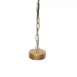 20.25" X 18.5" Metal Pendant Lamp Gold Finish - Storied Home -Northlight Store GUEST cfdd5d7c 5885 43b0 aeed 0893216983d7