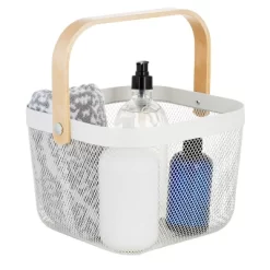 Simplify Mesh Tote With Bamboo Handle White -Northlight Store GUEST cfe1cd43 d177 4fb7 b4c8 e37858b8bed4
