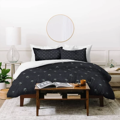 Holli Zollinger Palma Dark Duvet Cover & Sham Set - Deny Designs 3 Holli Zollinger Palma Dark Duvet Cover & Sham Set - Deny Designs