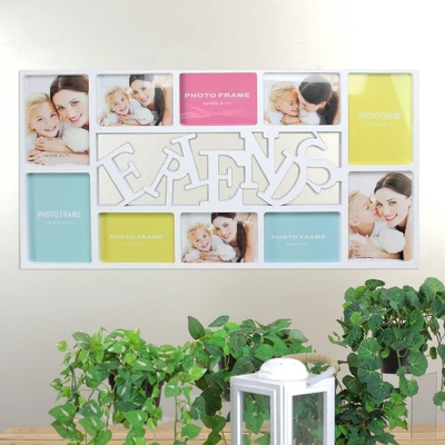 Northlight 28.75" White "Friends" Collage Photo Picture Frame Wall Decoration 4 Northlight 28.75" White "Friends" Collage Photo Picture Frame Wall Decoration - Image 2
