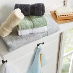 100% Cotton Solid Color Quick Dry Bath Towel Set -Northlight Store GUEST d3daf5a5 531c 42b6 abc3 40173438bb6f