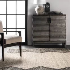 NuLOOM Priscilla Braided Jute Abstract Chevron Area Rug -Northlight Store GUEST d4a4f4d4 ad20 4e52 ac16 d6b618e5e628