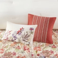 Julia 7pc Cotton Printed Comforter Set Off White/Red/Lavender 21 Julia 7pc Cotton Printed Comforter Set Off White/Red/Lavender -Northlight Store GUEST d5b75f57 b0cd 4372 a69a e3df70c86b19
