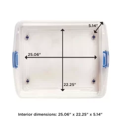 Homz 56 Qt Full/Queen Underbed Clear Plastic Latching Storage Container 11 Homz 56 Qt Full/Queen Underbed Clear Plastic Latching Storage Container -Northlight Store GUEST d5eef90e 66ee 4cac 8a52 55257913f358