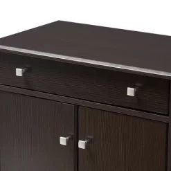 Dariell Modern And Contemporary Finished Shoe Cabinet Dark Brown - Baxton Studio -Northlight Store GUEST d766edb9 2da2 45f0 8be7 7b689f5cc2ab