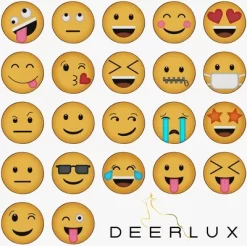 Deerlux Emoji Style Round Funny Smiley Face Kids Area Rug, Sobbing Emoji Rug -Northlight Store GUEST d9240d9c 3e39 4f87 8f49 3c82105dcc68