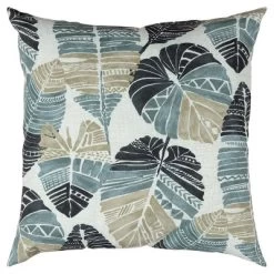 22"x22" Oversize Poly-Filled Leaf Pattern Botanical Indoor/Outdoor Square Throw Pillow - Rizzy Home 13 22"x22" Oversize Poly-Filled Leaf Pattern Botanical Indoor/Outdoor Square Throw Pillow - Rizzy Home -Northlight Store GUEST d973d256 1c85 476f 8a7d f727e7089cc0