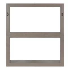 25" X 28" Raines Wood Decorative Wall Shelf Gray - Kate & Laurel All Things Decor -Northlight Store GUEST d9b7d668 a682 43ad ab53 be88f0d7083d