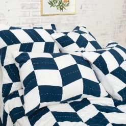Carol & Frank 26" X 26" Herringbone Patch Indigo Euro Sham 8 Carol & Frank 26" X 26" Herringbone Patch Indigo Euro Sham -Northlight Store GUEST d9f541d9 edd4 4b37 8a21 c3aaa2f050a4