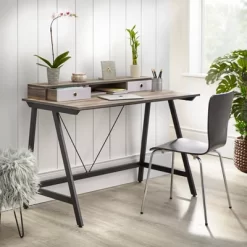 Tucker Desk Black/Driftwood - Buylateral -Northlight Store GUEST da437d02 6454 49c4 859b afe931772725