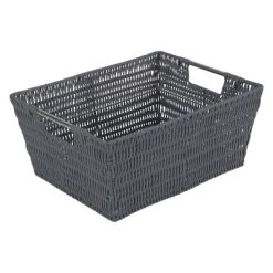 Simplify 3pc Rattan Tote Set With Sterling Silver Handles Charcoal 14 Simplify 3pc Rattan Tote Set With Sterling Silver Handles Charcoal -Northlight Store GUEST da456c96 b09d 4a4d bba3 ca8cfe8fef8e