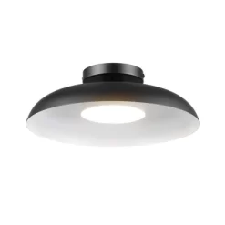 1-Light LED Integrated Matte Black Flush Mount Ceiling Light - Globe Electric 14 1-Light LED Integrated Matte Black Flush Mount Ceiling Light - Globe Electric -Northlight Store GUEST da97c2cd 8e47 4722 95ae 08120ae15e51