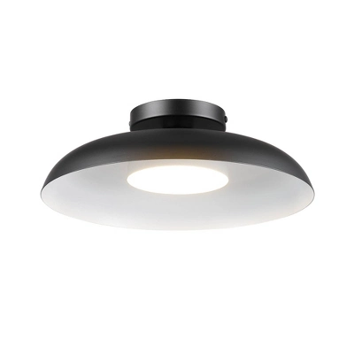 1-Light LED Integrated Matte Black Flush Mount Ceiling Light - Globe Electric 7 1-Light LED Integrated Matte Black Flush Mount Ceiling Light - Globe Electric - Image 5